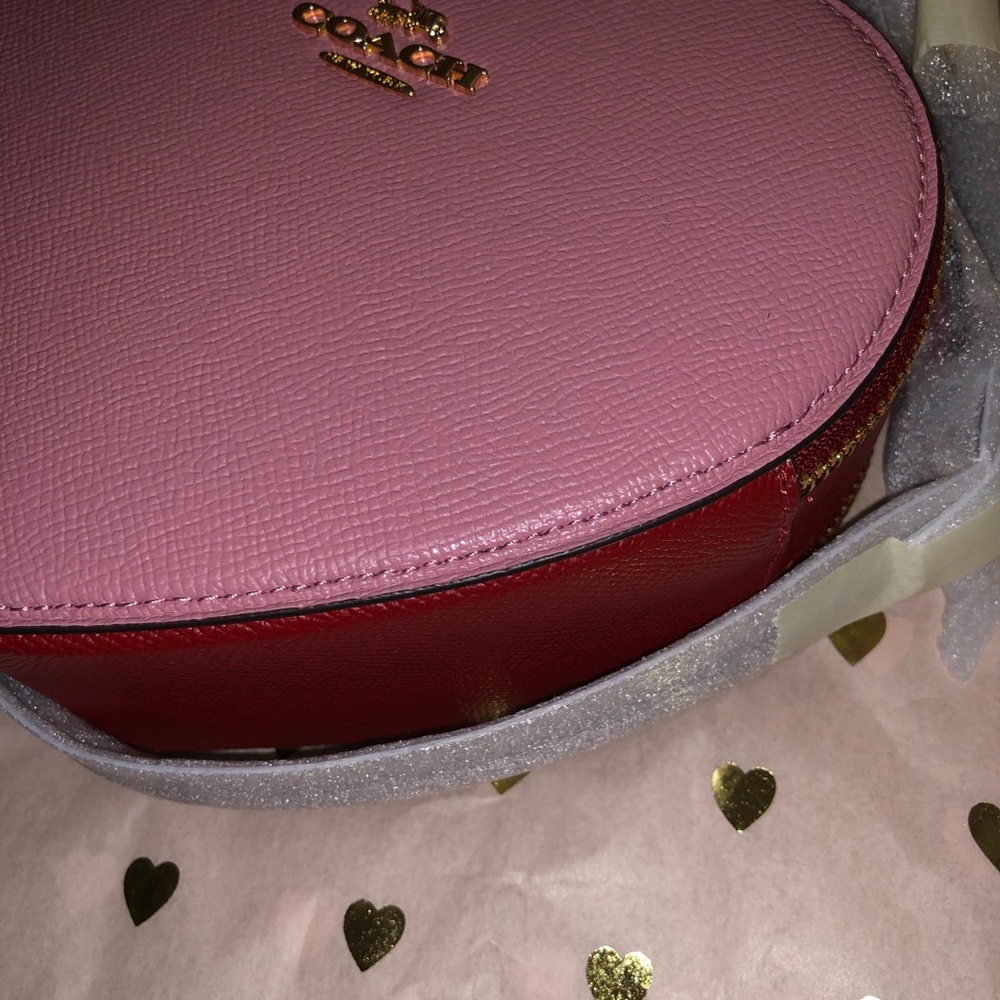 Coach Heart Crossbody in Colorblock - Picture 7 of 11